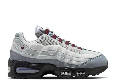 Nike Wmns Air Max 95 'big Bubble - Smoke Grey Burgundy Crush' In Gray