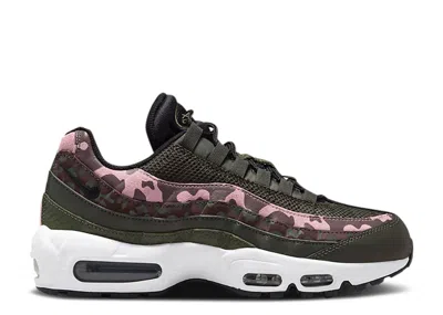 Nike Wmns Air Max 95 'sequoia Pink Glaze Camo' In Green