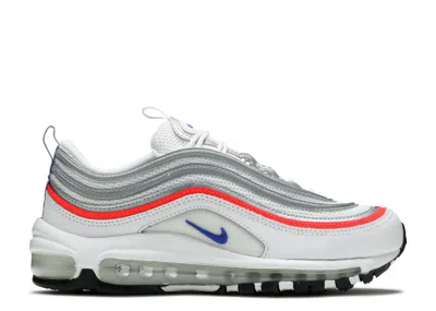 Nike Wmns Air Max 97 Essential 'flash Crimson Silver' In White