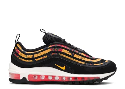 Nike Wmns Air Max 97 Se 'gold Floral' In Black