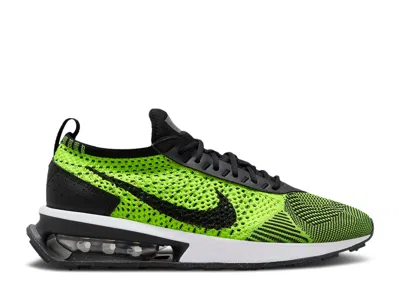 Nike Wmns Air Max Flyknit Racer 'volt Black' In Green