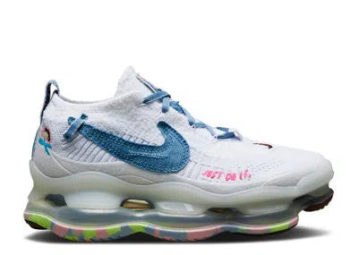 Nike Wmns Air Max Scorpion Flyknit 'just Do It' In White