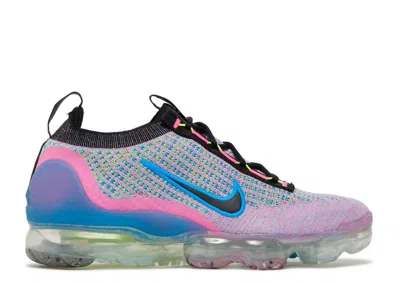 Nike Wmns Air Vapormax 2021 Flyknit Next Nature 'pink Blast Photo Blue'