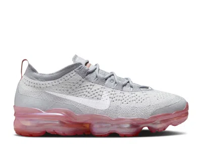 Nike Wmns Air Vapormax 2023 Flyknit 'photon Dust Red Stardust' In Gray