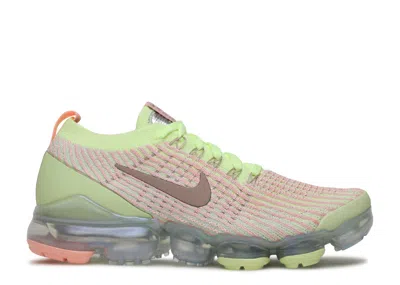 Nike Wmns Air Vapormax Flyknit 3 'barely Volt Pink' In Yellow