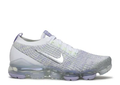 Nike Wmns Air Vapormax Flyknit 3 'barely Volt' In White