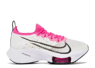 Nike Wmns Air Zoom Tempo Next% Flyknit 'pink Blast' In White