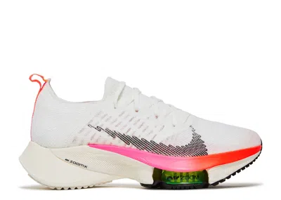 Nike Wmns Air Zoom Tempo Next% Flyknit 'rawdacious' In White