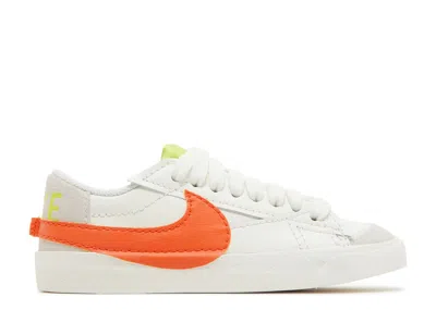 Nike Wmns Blazer Low '77 Jumbo 'sail Rush Orange' In White
