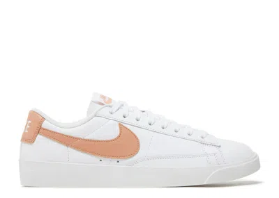 Nike Wmns Blazer Low Le 'rose Gold' In White