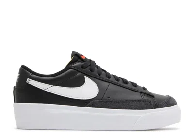 Nike Wmns Blazer Low Platform 'black White'