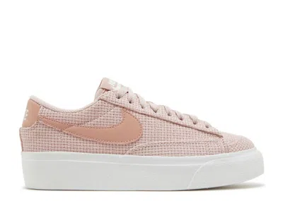 Nike Wmns Blazer Low Platform Essential 'pink Oxford Woven'