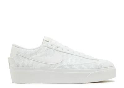 Nike Wmns Blazer Low Platform Essential 'summit White Woven'