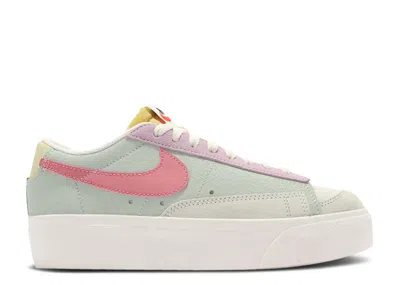 Nike Wmns Blazer Low Platform 'seafoam' In Green