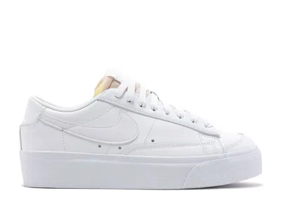 Nike Wmns Blazer Low Platform 'triple White'