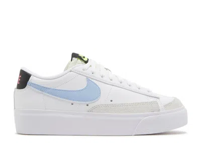 Nike Wmns Blazer Low Platform 'white Cobalt Bliss'