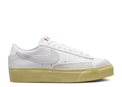 Nike Wmns Blazer Low Platform 'white Lemon Wash'