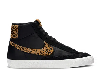Nike Wmns Blazer Mid '77 'leopard Prints' In Black