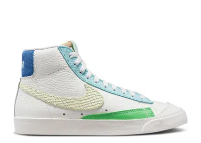 Nike Wmns Blazer Mid '77 'sail Copa Lime Ice' In White