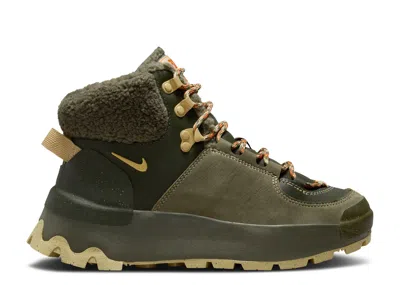 Nike Wmns City Classic Premium 'cargo Khaki Sesame' In Green