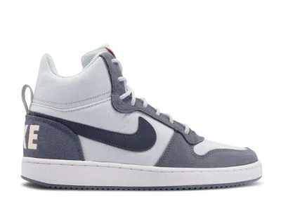 Nike Wmns Court Borough Mid Premium 'pure Platinum' In Gray