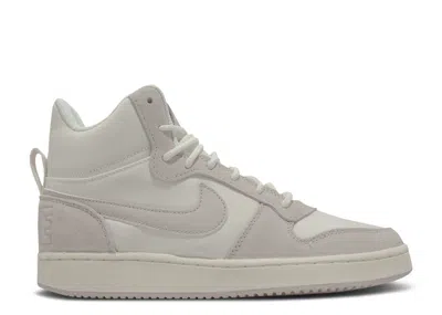 Nike Wmns Court Borough Mid Premium 'sail Light Orewood Brown' In White