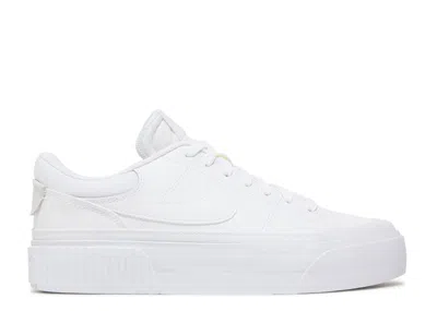 Nike Wmns Court Legacy Lift 'triple White'