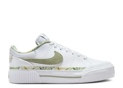 Nike Wmns Court Legacy Lift 'tropical' In White
