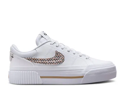 Nike Wmns Court Legacy Lift 'united In Victory' In White