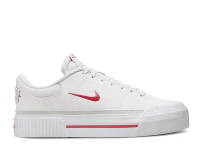 Nike Wmns Court Legacy Lift 'white Aster Pink'