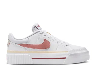 Nike Wmns Court Legacy Lift 'white Guava Ice'