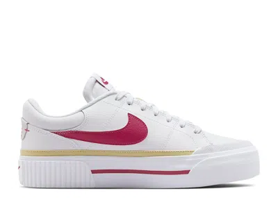 Nike Wmns Court Legacy Lift 'white Team Gold'