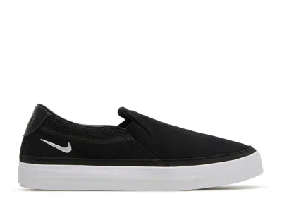 Nike Wmns Court Legacy Slip-on 'black White'
