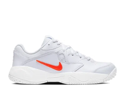 Nike Wmns Court Lite 2 'football Grey Bright Crimson' In Gray