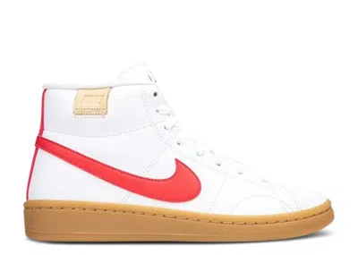 Nike Wmns Court Royale 2 Mid 'white Siren Red Gum'