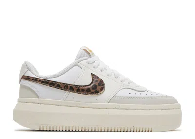 Nike Wmns Court Vision Alta 'leopard' In White