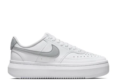 Nike Wmns Court Vision Alta 'white Metallic Platinum'