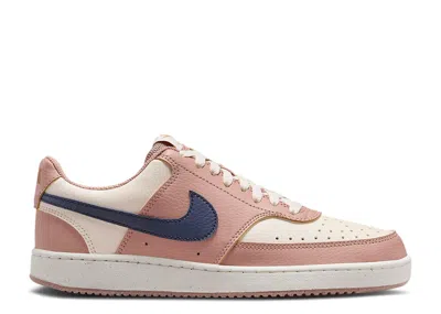 Nike Wmns Court Vision Low Next Nature 'particle Pink Midnight Navy'