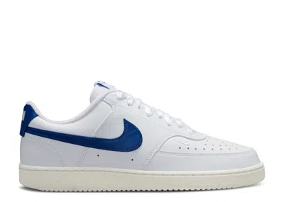 Nike Wmns Court Vision Low Next Nature 'white Game Royal'