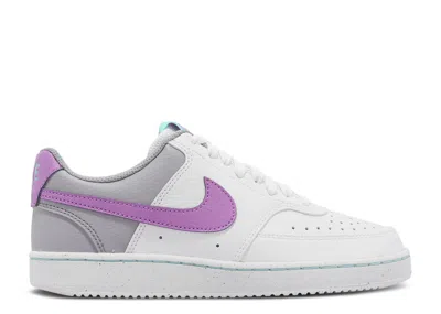 Nike Wmns Court Vision Low Next Nature 'white Rush Fuchsia'
