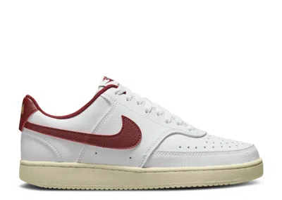 Nike Wmns Court Vision Low Next Nature 'white Team Red'