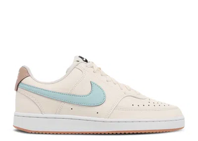 Nike Wmns Court Vision Low 'pale Ivory Jade Ice' In White