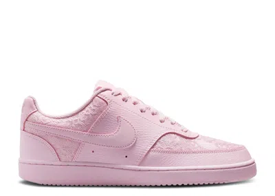 Nike Wmns Court Vision Low 'pink Foam Lace'