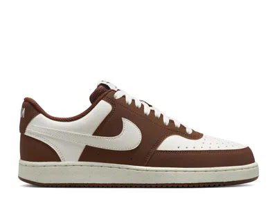 Nike Wmns Court Vision Low 'sail Cacao Wow' In Brown