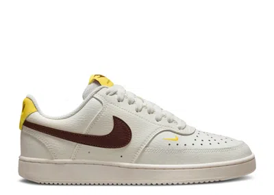 Nike Wmns Court Vision Low 'sail Oxen Brown' In White