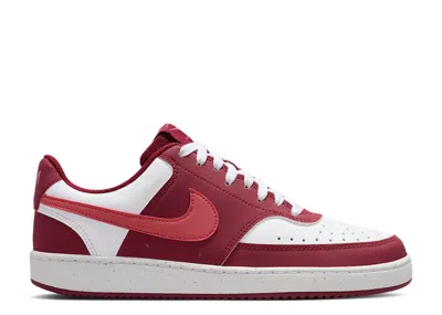 Nike Wmns Court Vision Low 'team Red White Adobe'