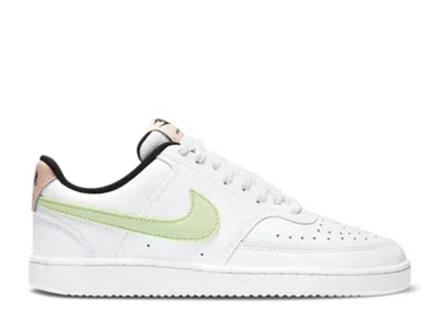 Nike Wmns Court Vision Low 'white Barely Volt'