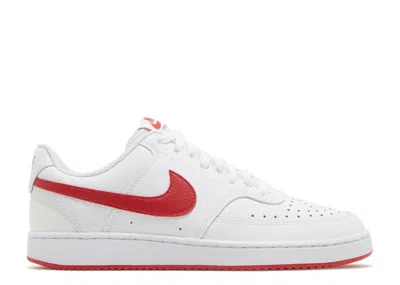 Nike Wmns Court Vision Low 'white University Red'