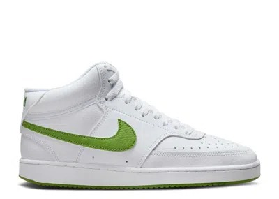 Nike Wmns Court Vision Mid 'chlorophyll' In White