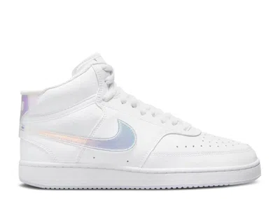 Nike Wmns Court Vision Mid 'white Iridescent'